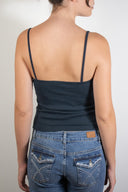Beaded V-neck top