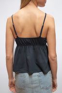 Top with embroidery and lace