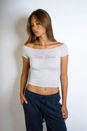New York boat neck t-shirt