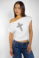 Studded Cross T-shirt