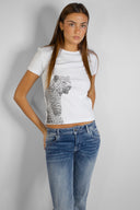T-shirt Leopardo