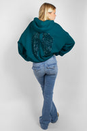 Wings sequin hoodie