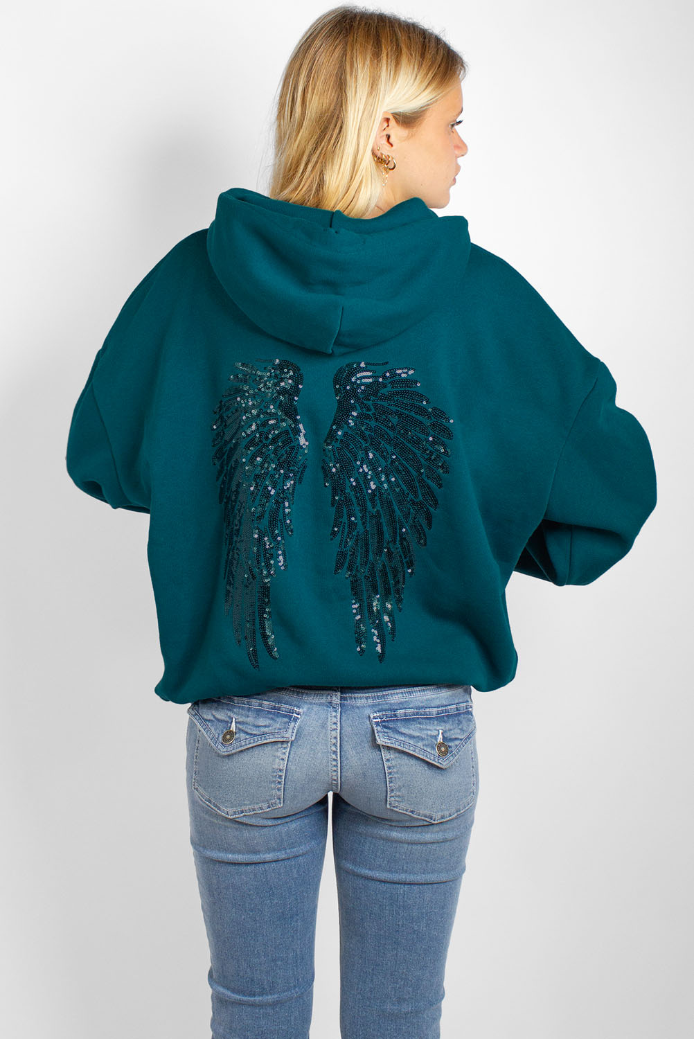 トップス subdued wings sequin hoodie S Wings sequin hoodie – Subdued