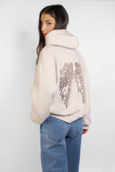 Wings sequin hoodie