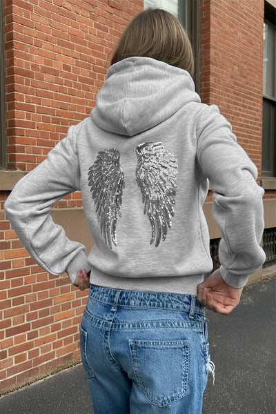 明日まで値下げ中subdued wings zipup hoodie Wings zip-up hoodie – Subdued