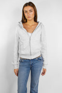 Wings zip-up hoodie