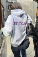 Don't care hoodie