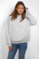 Hoodie with a cross and studs