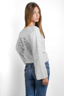 Wings sequin sweater