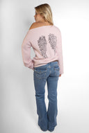 Wings sequin sweater