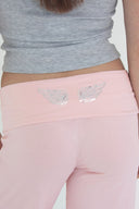 Wings turn-up trousers