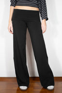 Cuffed pants with wings