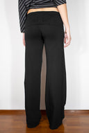 Cuffed pants with wings