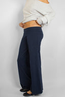 Cuffed pants with wings