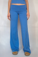Cuffed pants with wings