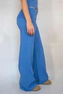 Cuffed pants with wings