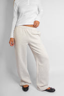 Wide-leg pants with sequined wings