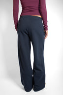 Wide-leg joggers with USA flag