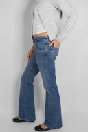 Embroidered pocket jeans
