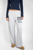 New York City Girl Wide-Leg Sweatpants