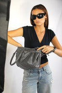 Buckle detail shoulder bag