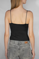 Lace neckline bodysuit