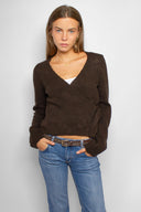 Wrap cardigan