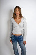 Wrap cardigan