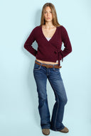 Wrap cardigan