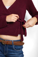Wrap cardigan