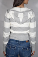 Hooded cardigan