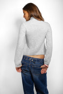 Cardigan with side buttons