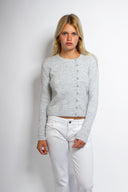 Side-Button Cardigan
