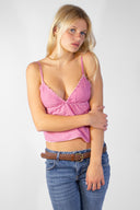 Top with ruffles