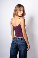 Scoop neckline top