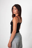 Scoop neckline top