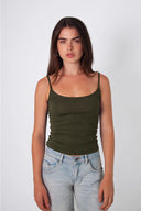 Scoop neckline top