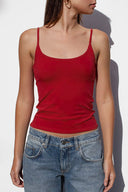 Scoop neckline top