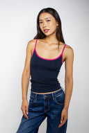 Scoop neckline top