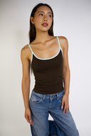 Scoop neckline top