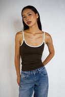 Scoop neckline top