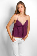 V-neck top
