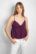 V-neck top