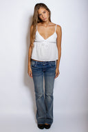 V-neck top