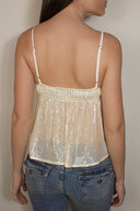 Mini sequin top