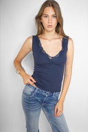 V-neck top