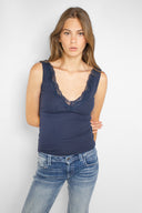 V-neck top