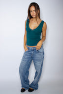 V-neck top
