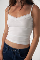 Lace tank top