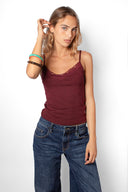 Lace tank top